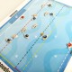 Personalized water polo coaching board, single-sided magnets, size: 220x325mm
