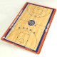 Personalized basketball coaching board, magnets on both sides, size: 338x500mm
