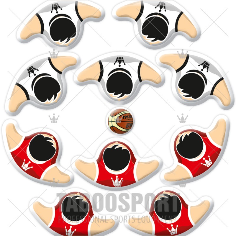 Basketball magnets set - Player type 40mm, PRICE: 15,00 €