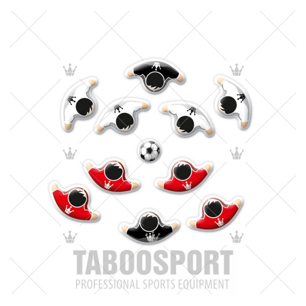 Magnet sticker set - football positions 