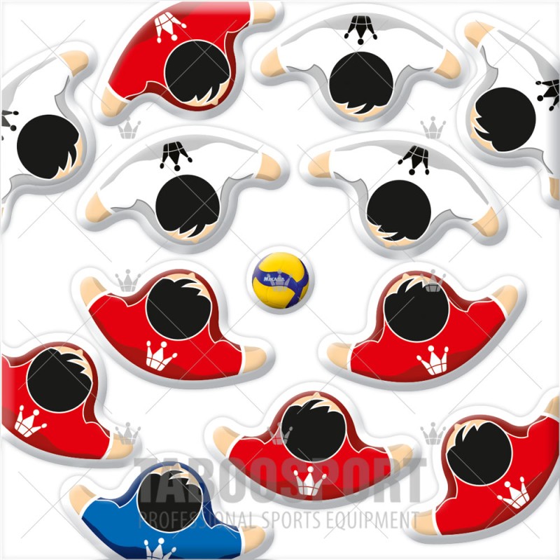 Volleyball magnets set - Player type 40mm, PRICE: 20,00 €