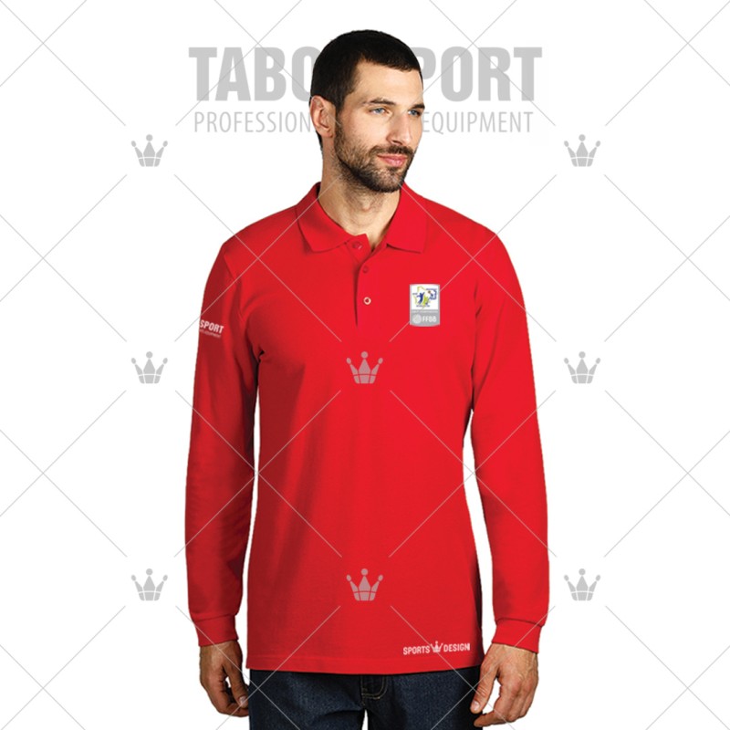 Polo shirt - long sleeve, 100% cotton, PRICE: 18,00 €