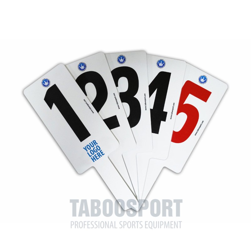 Personalized player foul markers, PRICE: 30,00 €