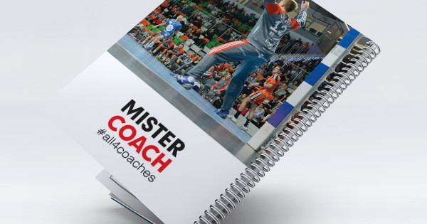 Mr. Coach Alcantara - Portfolio case with A5 notebook