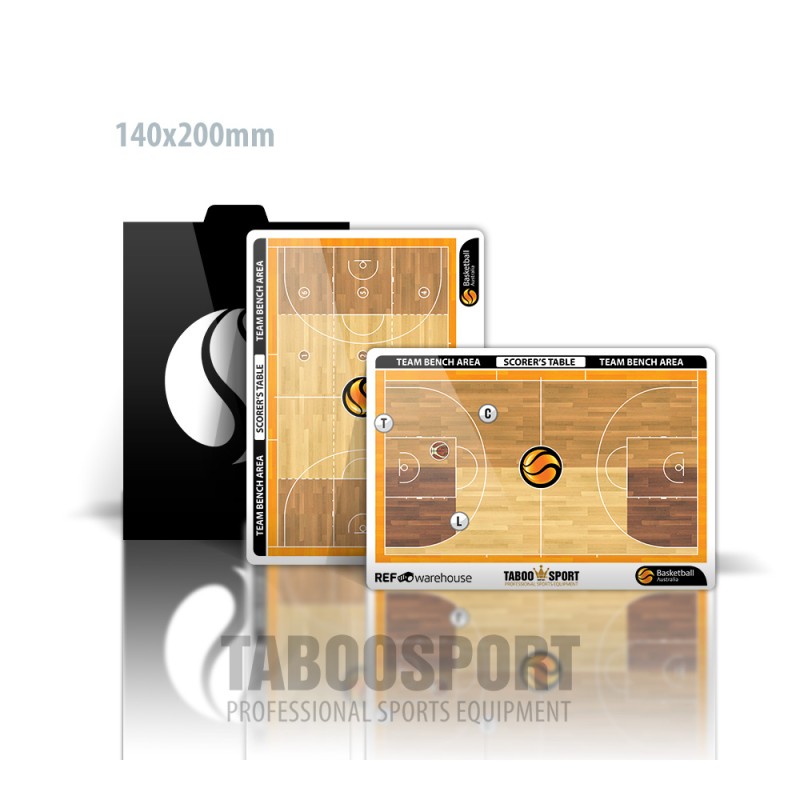 Personalized referee pre-game board, single-sided magnets, size: 140x200mm, PRICE: 25,00 €