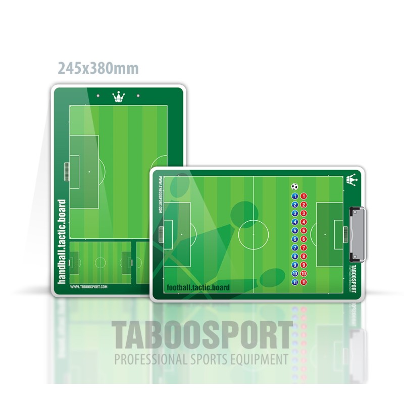 Taboosport football coaching board, single-sided magnets, size: 245x380mm