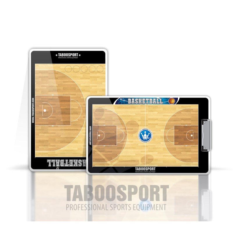 Taboosport basketball coaching board, write/erase, size: 245x380mm