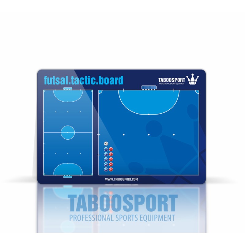 Taboosport futsal coaching board, single-sided magnets, size: 338x500mm