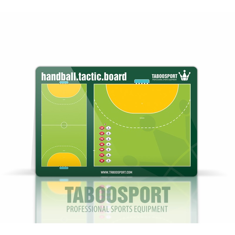 Taboosport handball coaching board, single-sided magnets, size: 338x500mm