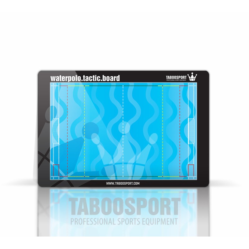 Taboosport water polo coaching board, write / erase, size: 338x500mm